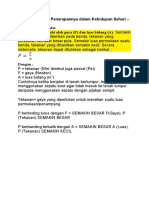 Tekanan Zat Dan Penerapannya Dalam Kehidupan Sehari