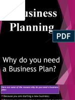 Business Planning Discussion