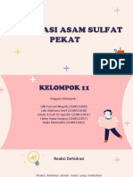 Dehidrasi Asam Sulfat Pekat