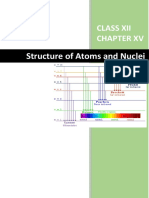 Structure of Atoms and Nuclei: Class Xii