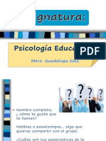 Psicologia Educacional- Clase 1