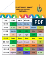 Horario de Clase 1A