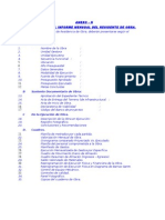 Esquema Del Informe Mensual Del Residente de Obra REVISADO