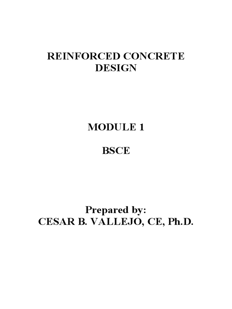 Reinforced Concrete Design Fundamentals | PDF | Concrete | Construction ...