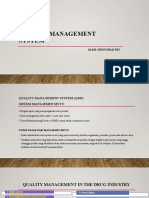 Quality Management System: Oleh: Nenni Pratiwi