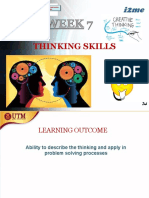 Thinking Skills: School of Mechanical Engineering