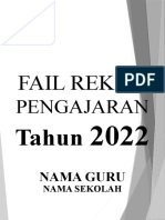 DIVIDER BUKU REKOD PENGAJARAN 2021 Jimat Ink