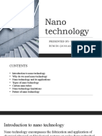 Nano Technology: Presented By-Sowmya Naidu ECM D1 (21311A1952)