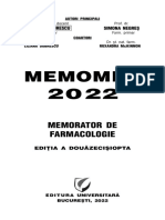 Memorator de Farmacologie Memomed 2022 Editia 28 Dobrescu Dumitru Universitara Attachment 1