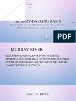 Murray-Darling Basin: This Is A PPT of Anushka Prakash, It Is A PPT On The Topic Murray - Darling Basin