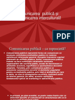 Comunicarea Publică Și Comunicarea Interculturală