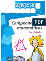 MINI ARCO Campeonato de Matemáticas 7-8 Años