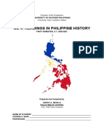 Ge 4: Readings in Philippine History: Republic of The Philippines University Town, Northern Samar