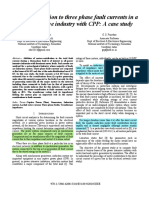 Motor Contribution To Three Phase Fault Currents in A Power Intensive Industry With CPP: A Case Study