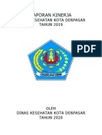 Laporan Kinerja: Dinas Kesehatan Kota Denpasar TAHUN 2019