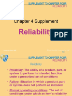Chapter 4 Supplement: Reliability