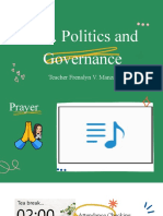 Philippine Politics and Governance - Grade 11 - Frenalyn v. Manzano