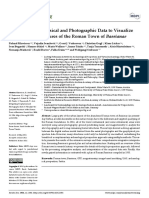 Filzwieser Et Alii - Integrating Geophysical and Photographic Data To Visualize The Quarried Structures of The Roman Town of Bassianae