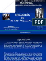 EL ACTA POLICIAL