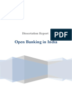 Open Banking in India: A Dissertation Report