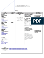 Subject: English Grade Level:7 Date and Time Learning Area Learning Competencies Learning Task Mode of Delivery