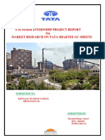 Sip Report of Tata Steel LTD PDF Free