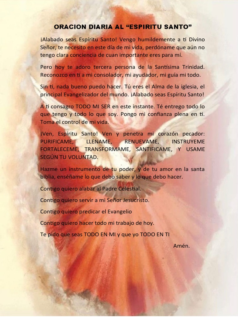 The Daily Oracion Al Espiritu Santo Catolico You Need In Your Life - 2xjjlb3