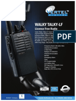 Walky Talky-Lf: License Free Radio