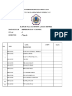 DAFTAR NILAI UAS