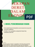 3 Penerapan Deret Dalam Ekonomi