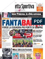 Gazzetta Dello Sport - 29 Maggio 2011