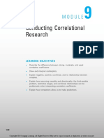 Conducting Correlational Research: Learning Objectives