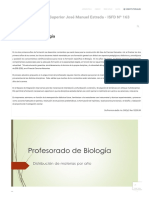 Profesorado de Biología - Escuela Normal Superior José Manuel Estrada - ISFD #163