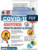 ADVERTENCIA - Productos Médicos Falsificados