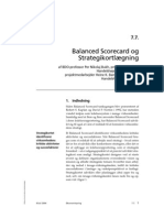 Balanced Scorecard Og Strategikortlægning