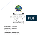 Individual Assignment AAPP004-4-2-JP Java Programming UCDF1909ICT (SE)