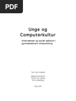 Download Unge Og Computerkultur Ambivalens og socialt spillerum i gymnasieelevers computerbrug by tem_andersen SN56572034 doc pdf