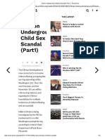 Clinton Underground Child Sex Scandal (Part1) - Anonymous