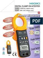 Digital 1000 Ampere AC Clamp Meter HIOKI 3282