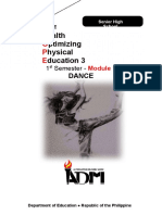PE 12- , Q1, Module 1, dance week 1  2