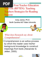 Reading First Teacher Education Network (RFTEN) : Teaching Teachers Strategies For Reading Success