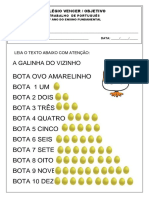 Trabalho de Português Primeiro Bimestre 2022