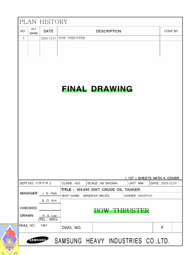 2d Bow Truster Brunvoll Thruster Type Fu 80 Ltc 2250 142 Pdf Pump Propeller