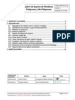 Instructivo Ingreso Residuos Firmado. Planta de Acido Sulfúrico.