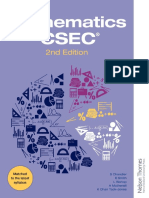 Caribbean Mathematics For Csec Second Edition