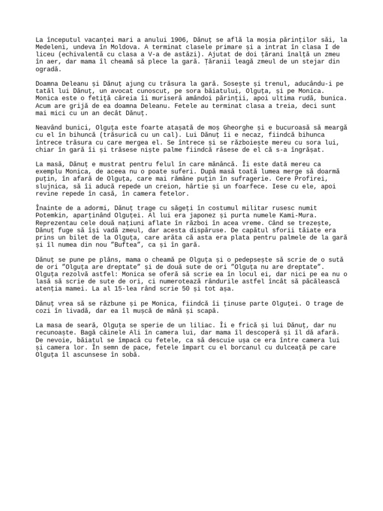 La Medeleni Rezumat | PDF