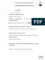 FICHA DE IDENTIFICACION DE EMPRENDIMIENTOS