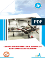 Certificate of Competence in Aircraft Maintenance and Recycling