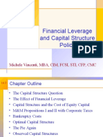 Class 12: Financial Leverage and Capital Structure Policy