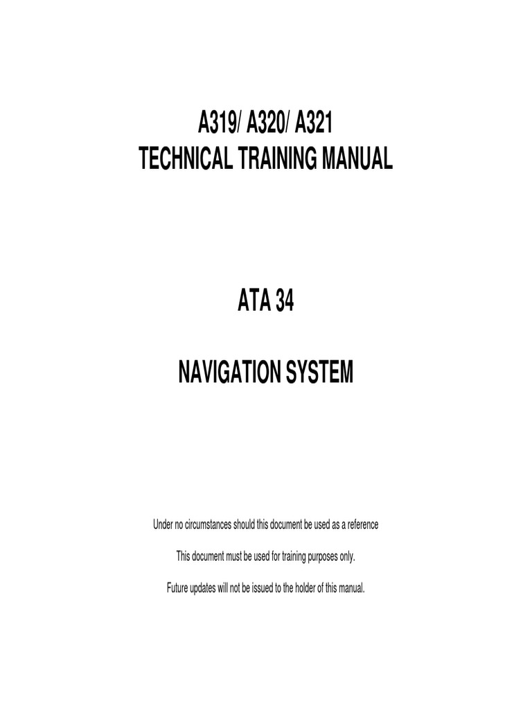 A320 Navigation System Training Manual | PDF | Transponder (Aeronautics ...